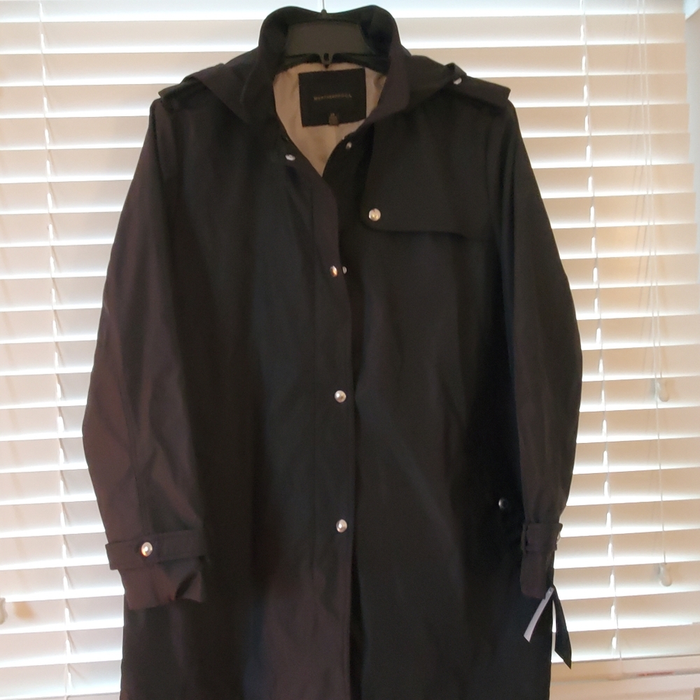 SALE PRICE Weatherproof Brand Raincoat Black